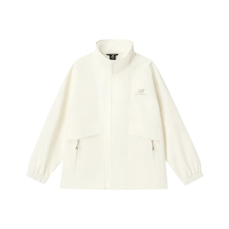 New Balance Jackets Men White-0
