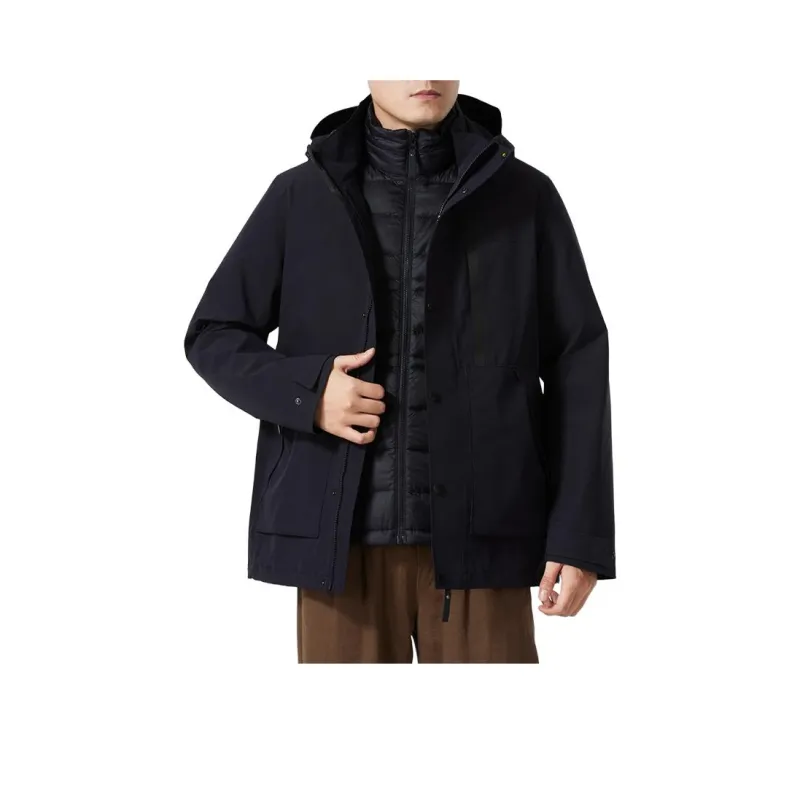 Jack Wolfskin Waterproof And Windproof Windbreaker Jacket Men's-2