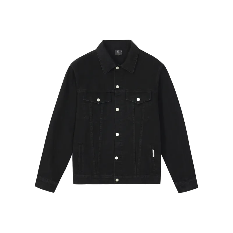 NOOING Denim Jacket Unisex Black-0