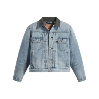 Stussy X Levi's Embossed Praglad Trucker Jacket