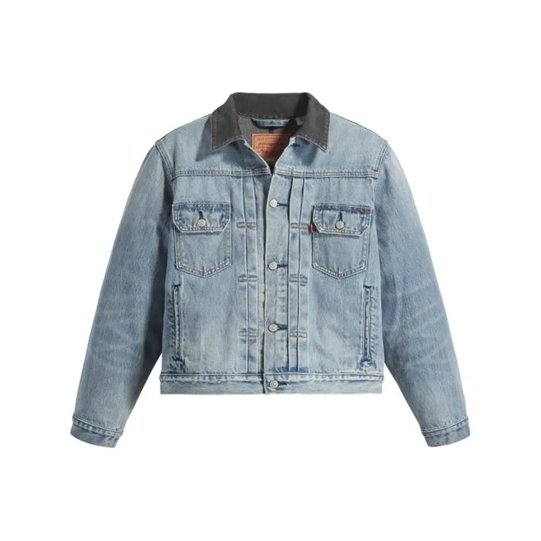 Stussy X Levi's Embossed Trucker Jacket-0