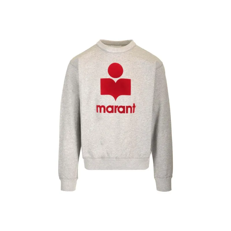 ISABEL MARANT Logo Flocked Crewneck Sweatshirt-0