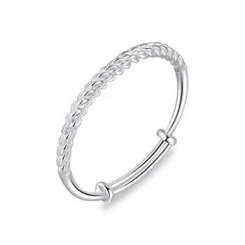 UZIID S999 Fine Silver Bangles Women's