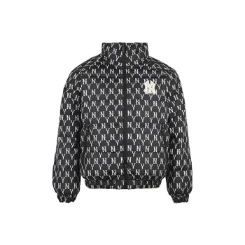 MLB Mlb Old Flower Down Jacket Winter Cropped Unisex Black