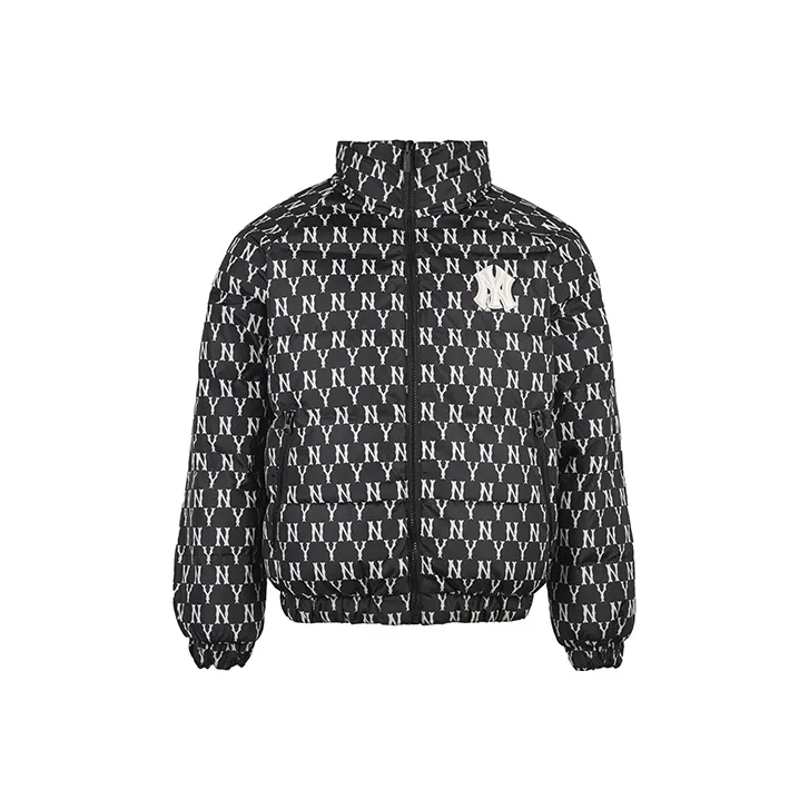MLB Mlb Old Flower Down Jacket Winter Cropped Unisex Black-0