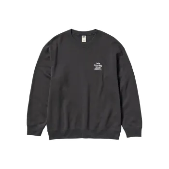 UNIQLO PEANUTS Collaboration Sweatshirt Unisex Dark Gray