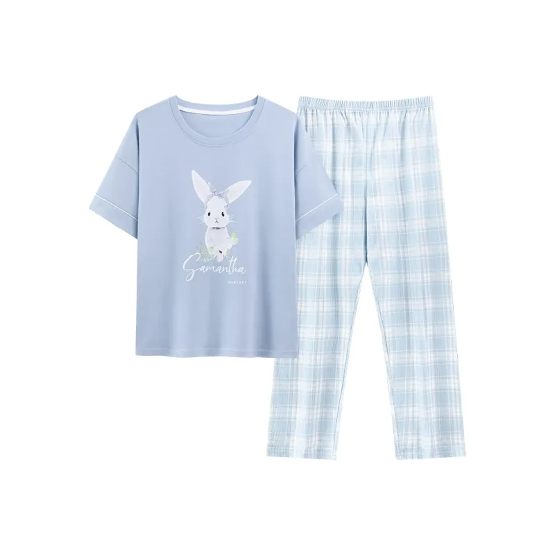 MADALLO Pajama Set Women's Sky Blue-0