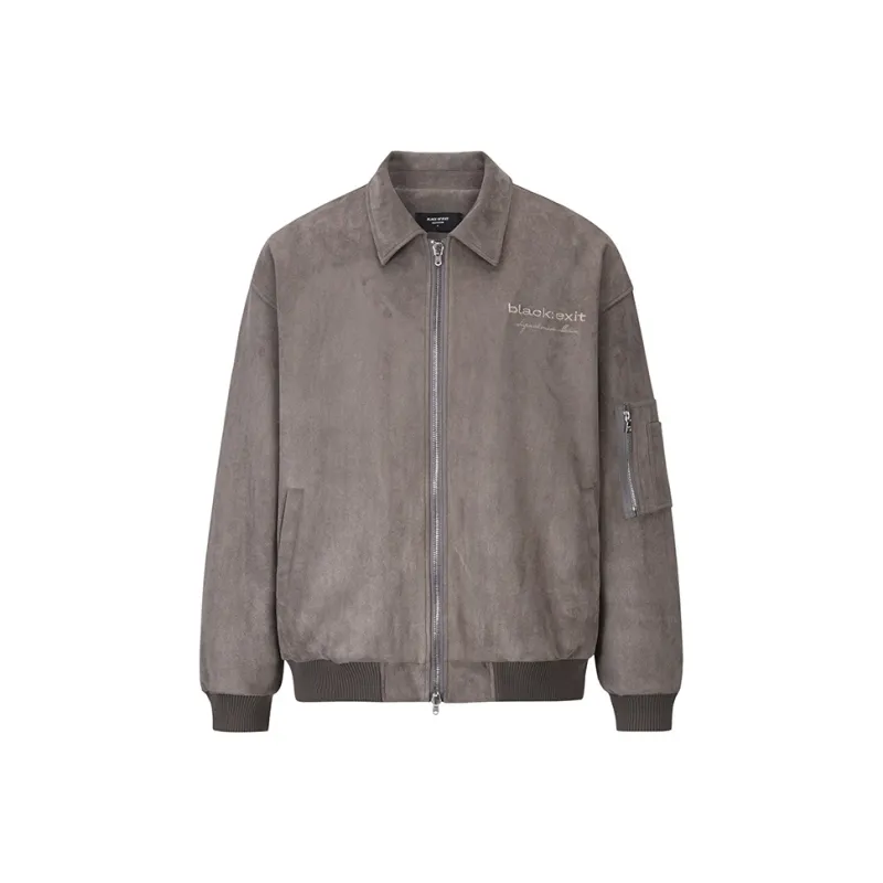BLACK OF EXIT Jackets Unisex Camel Gray-0