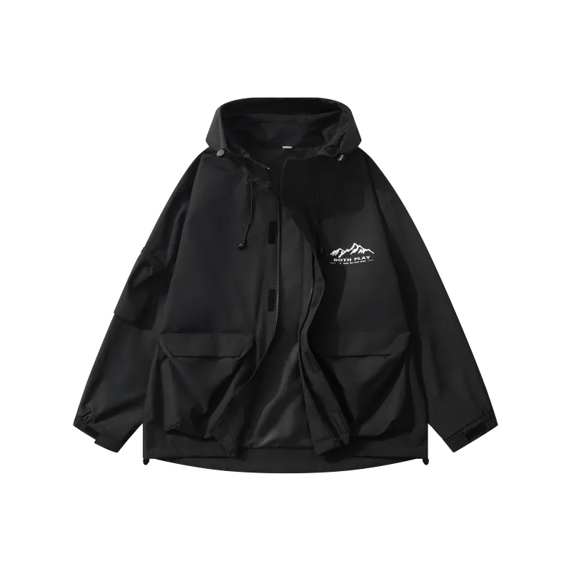 BOTH PLAY Windbreaker Jacket Unisex-0