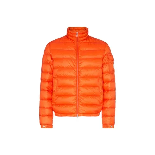 Moncler Down Jackets Men Orange Orange