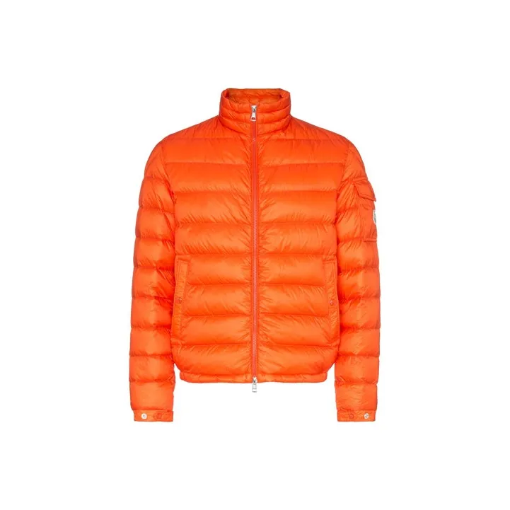 Moncler Down Jackets Men Orange-0