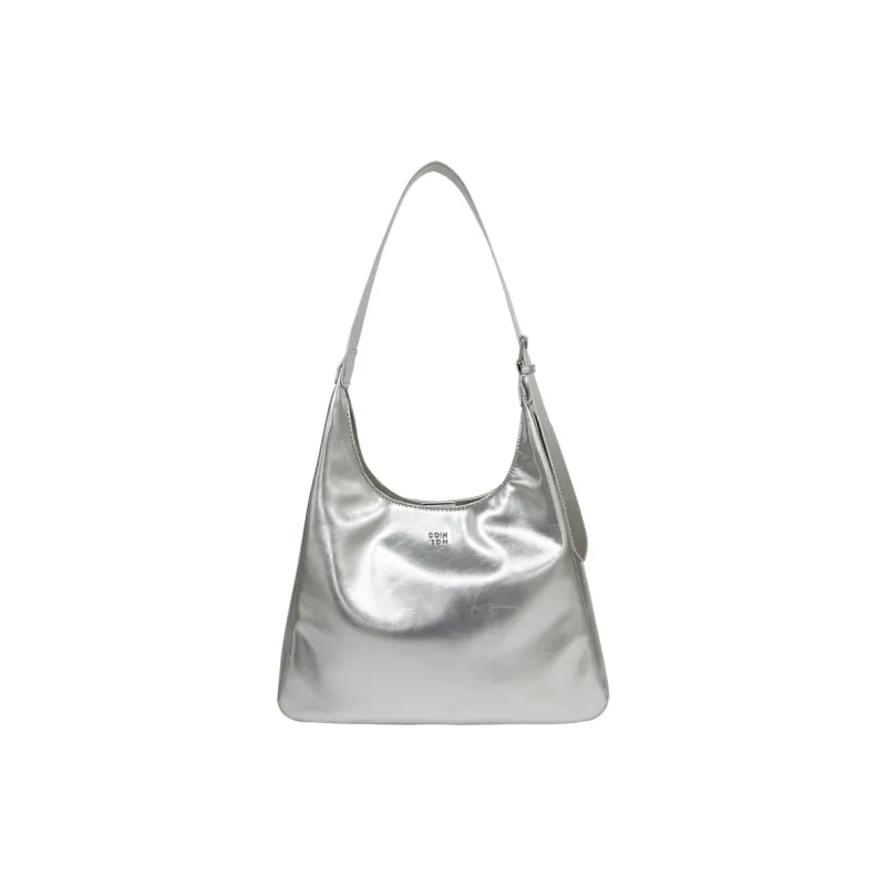 XIANGSU Pu Shoulder Bag Women's White/Silver/Black/Pink-5