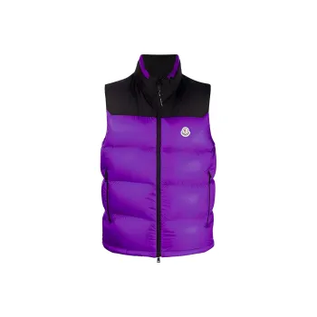 Moncler Vests Men Purple