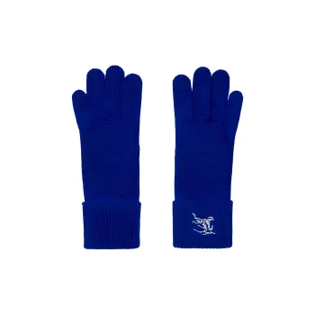 Burberry Cashmere Knit Gloves Men's Blue