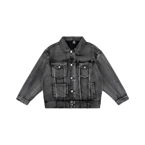 XINYINSU Denim jacket Beach Spring And Autumn Unisex Black