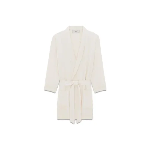 SAINT LAURENT SS23 Jackets Coats Men's Gray White