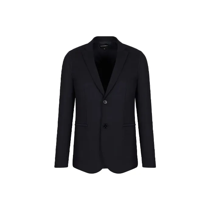 EMPORIO ARMANI FW22 Business Suits Coats Men's Dark Blue-0