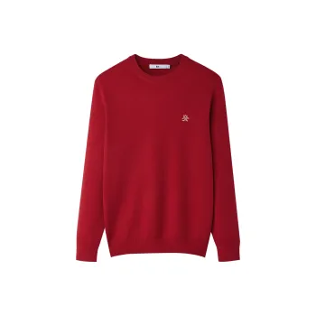 HLA Snake Year Celebration Collection Knitwear Men's Red Pattern