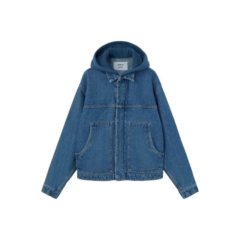 AMBUSH Denim Jackets Men Blue-0