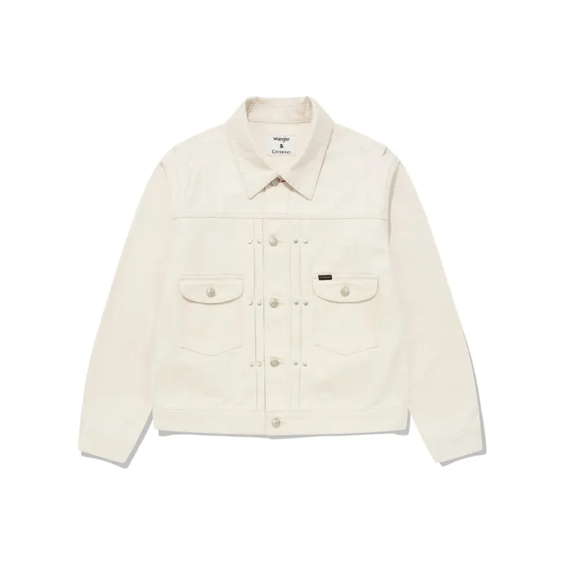 Wrangler X COVERNAT Denim Jackets Unisex Ecru-0