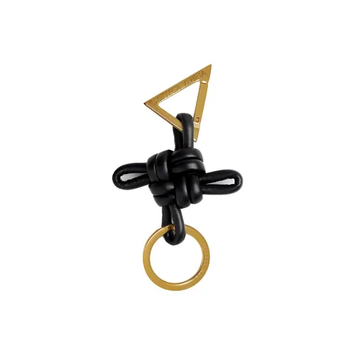 Bottega Veneta Logo Engraved Knotted Keyring