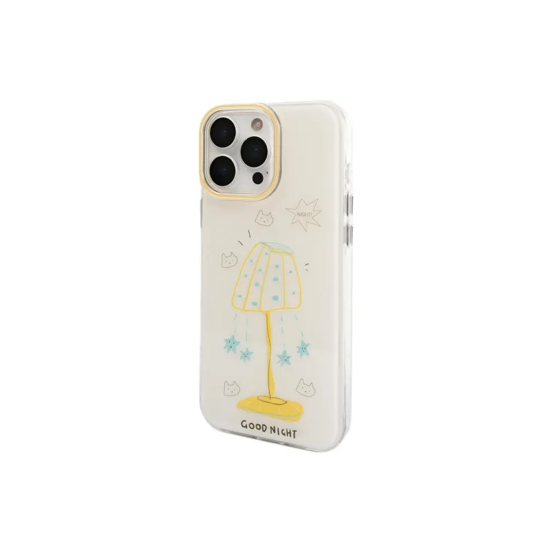 Sopi Acrylic Material Graffiti Star Table Lamp Phone Cases Compatible With IPhone 16/15 Pro Max/Apple 13/14 Pro/Max-2