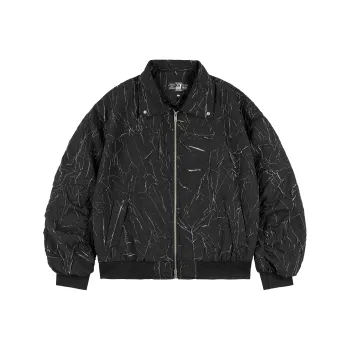 XINYINSU Jacket Spring And Fall Season Unisex Black