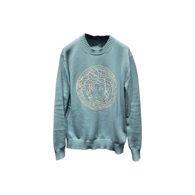 VERSACE Knitwear Men Blue-0