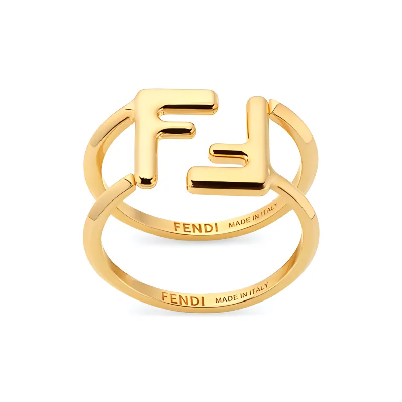FENDI Rings Unisex Gold-0
