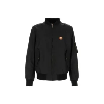 Valentino Garavani Zip Up Bomber Jacket