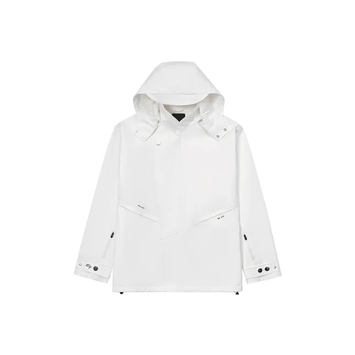 PELLIOT x Menghuiting Waterproof And Breathable Abrasion Resistant Thermal Windbreaker Jacket Unisex-0