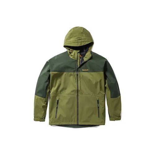 Timberland Outdoor Hiking Waterproof And Windproof Windbreaker Jacket Unisex Green