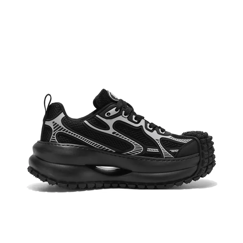 JANECO Slip Resistant, Abrasion Resistant, Breathable Low Top Chunky Sneakers Men's-7