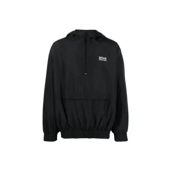 Golden Goose Half Zip Hooded Sweatshirt