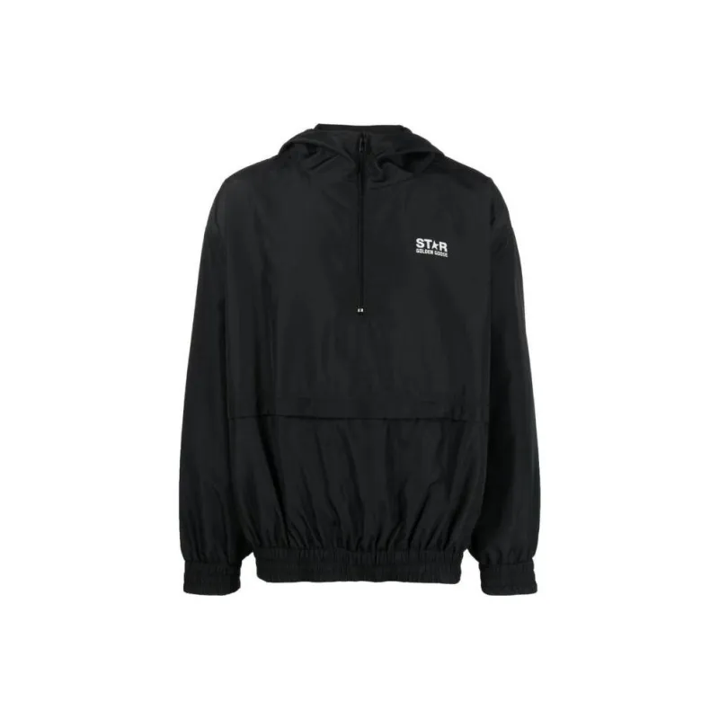 Golden Goose Half Zip Hooded Sweatshirt-0