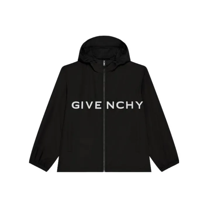 Givenchy Logo Printed Windbreaker Jacket-0