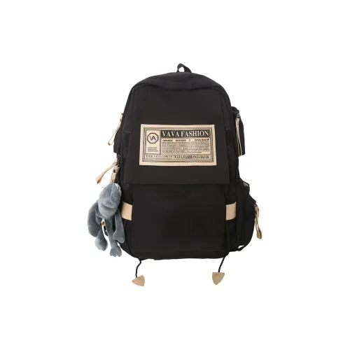 OUZIHUANG Nylon Backpack Unisex Black/Blue/Red