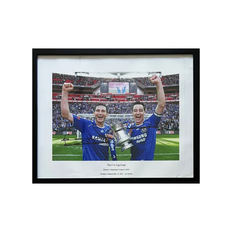 EM Chelsea Photo Includes Certification Certificate, With Photo Frame, Outer Frame Size 53.8x43.5cm Men's-0