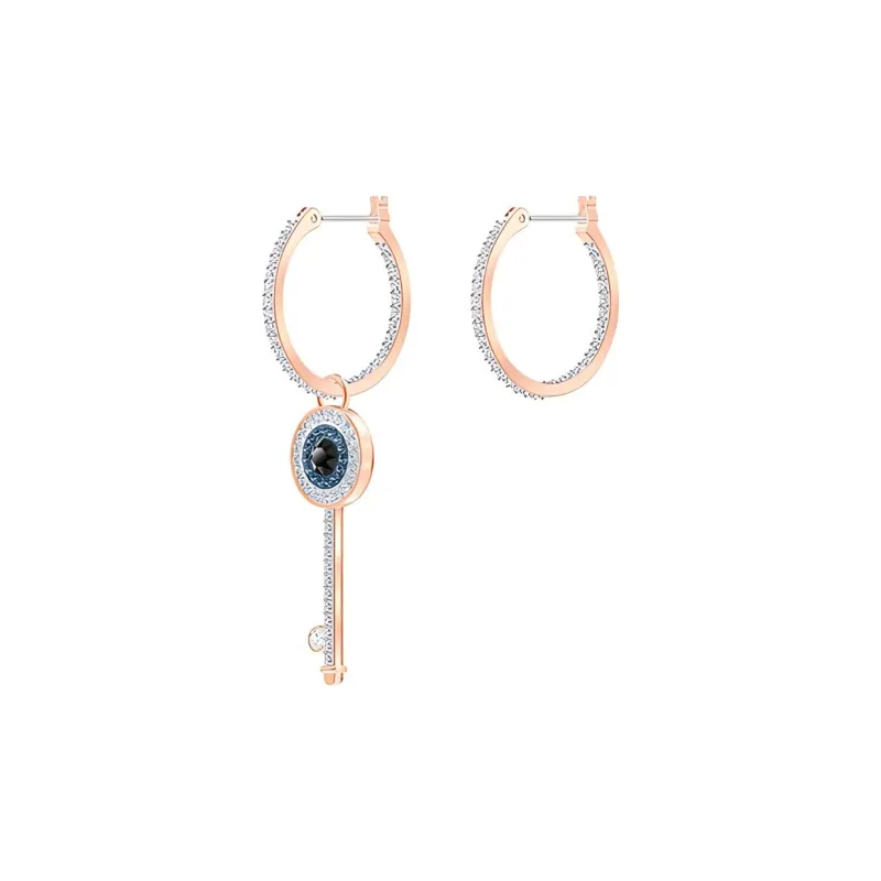 Swarovski Symbol Earrings Women's Rose Gold-1