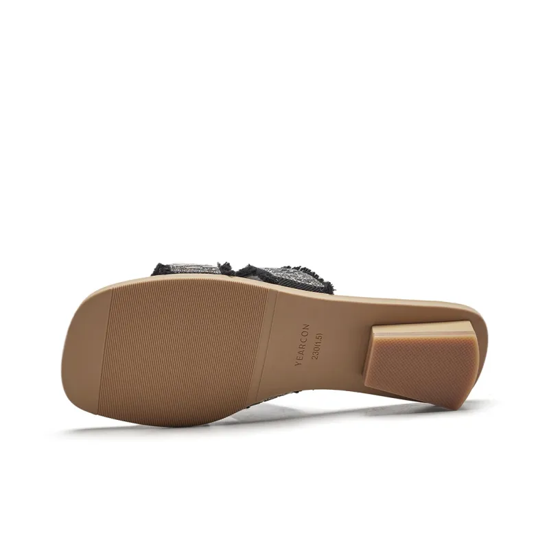 YEARCON Slide Slippers Women's Apricot, Light Blue-11