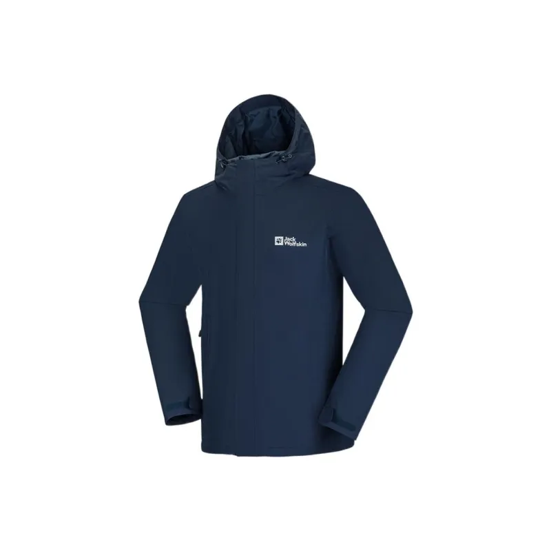 Jack Wolfskin Waterproof, Windproof, Breathable, Abrasion Resistant, Thermal, Water Repellent Windbreaker Jacket Men's-0
