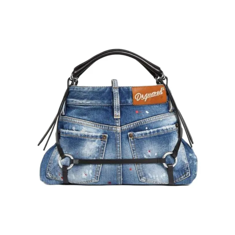 DSQUARED 2 Cotton Handbag Women's Blue-1