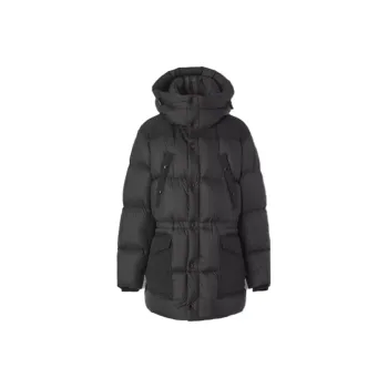 Burberry Logo Applique Nylon Puffer Coat