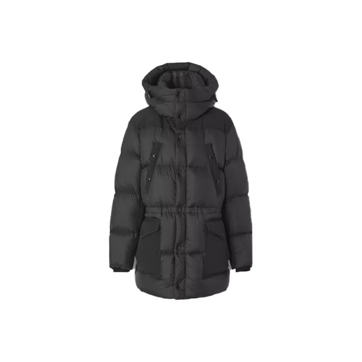 Burberry Logo Applique Nylon Puffer Coat-0