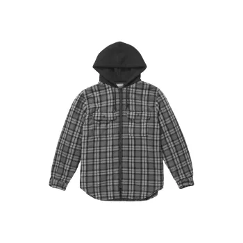 Supreme Hooded Plaid Work Shirt