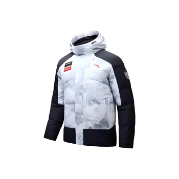 Anta Down Jacket Men's Pure White/Full Coverage/Basic Black