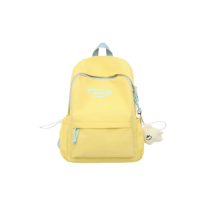 Moonshine Nylon Backpack Unisex Black/White/Red/Blue/Yellow-12