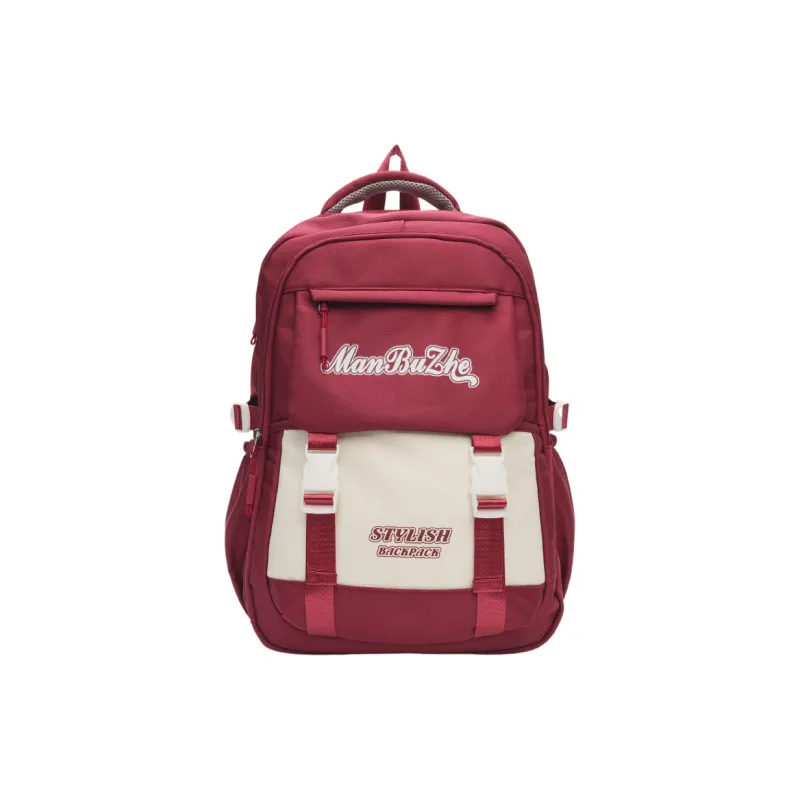 Alcohol Dragon Nylon Backpack Regular Unisex Multicolor-6