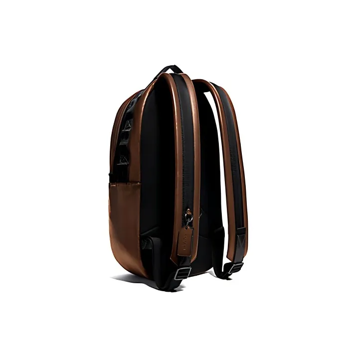 COACH Pacer Leather Backpack Medium Size Unisex Brown-1