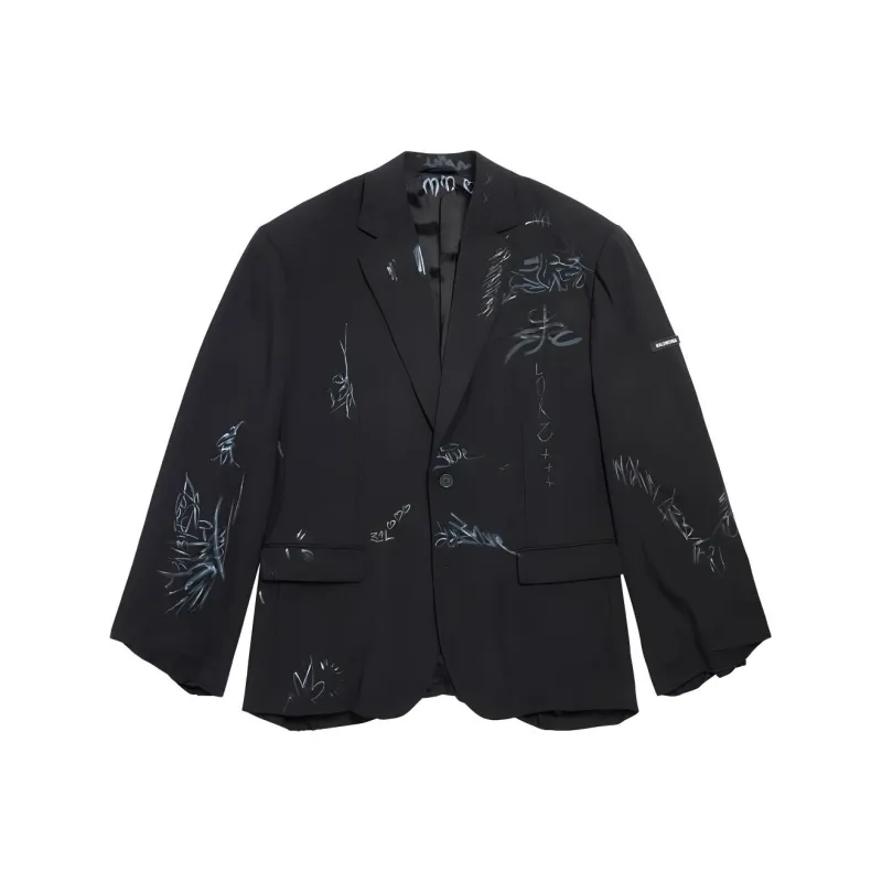 Balenciaga Graffiti Skater Tailored Blazer-0